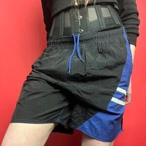 Black and blue unisex swim shorts 🖤💙​​​​​​​